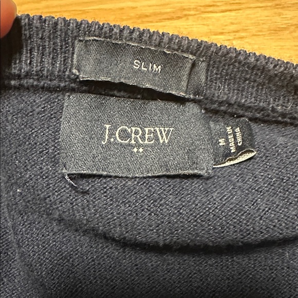 J. Crew Navy Slim Sweater - Picture 2 of 3